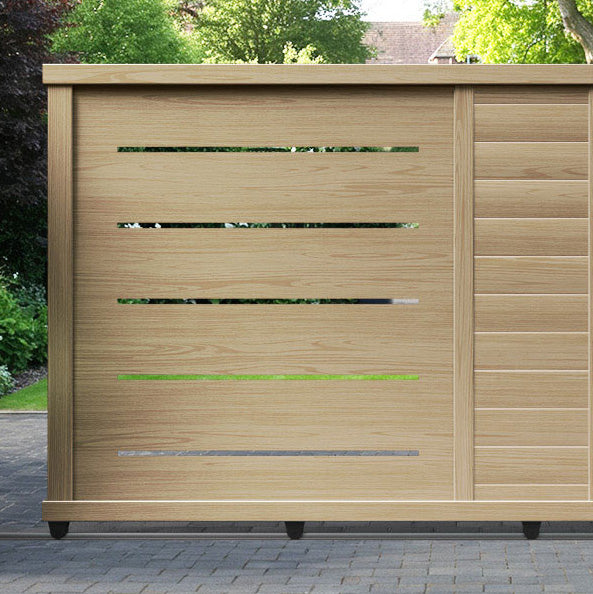 Vortex Aluminium Sliding Straight Top Driveway Gate