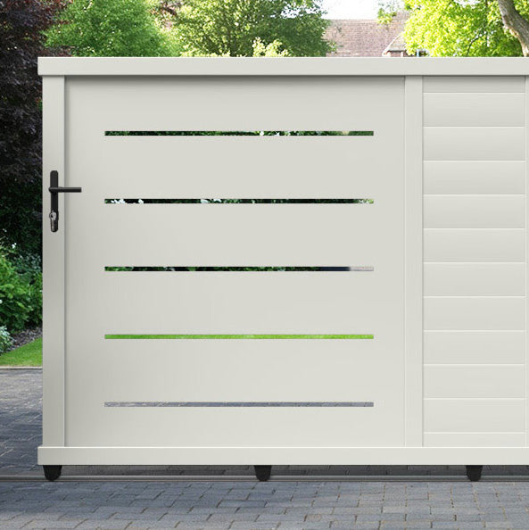 Vortex Aluminium Sliding Straight Top Driveway Gate