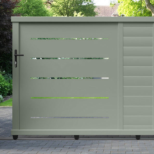 Vortex Aluminium Sliding Straight Top Driveway Gate