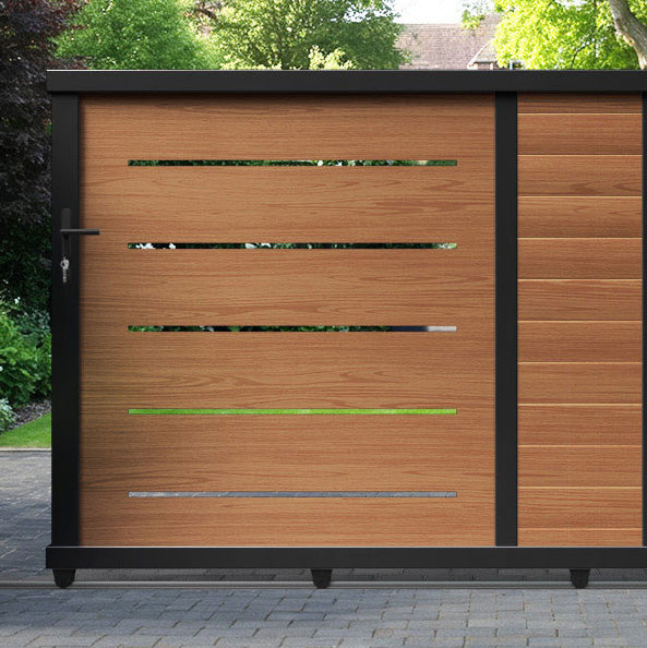 Vortex Aluminium Sliding Straight Top Driveway Gate