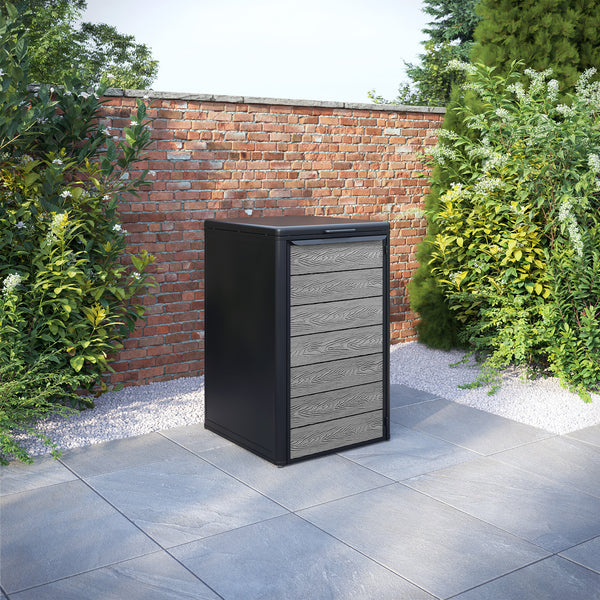 Curva Black 1 Bin Store with Classic Door Slat
