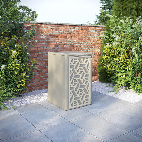 Curva Latte 1 Bin Store with Contour Door Screen