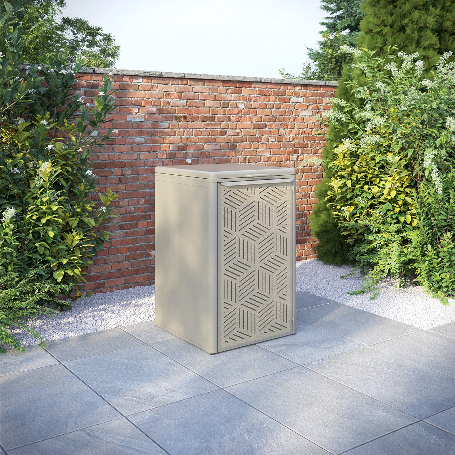 Curva Latte 2 Bin Store with Cubed Door Screen