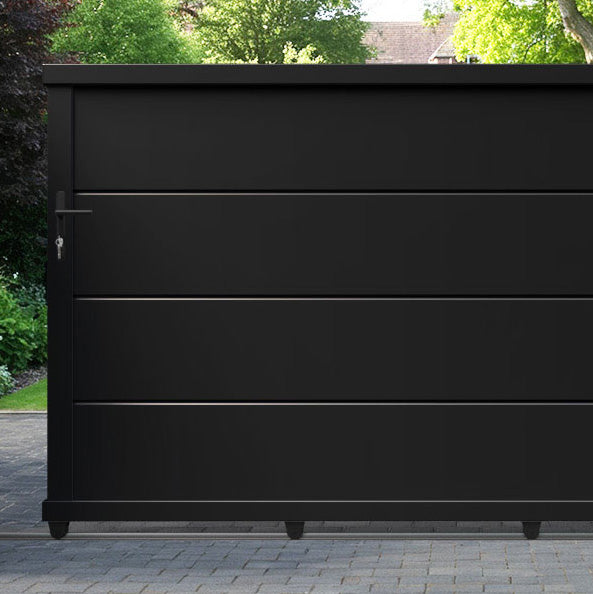 Domus Aluminium Sliding Straight Top Driveway Gate