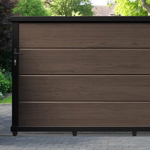 Domus Aluminium Sliding Straight Top Driveway Gate