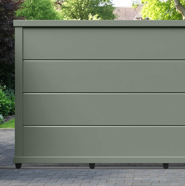 Domus Aluminium Sliding Straight Top Driveway Gate