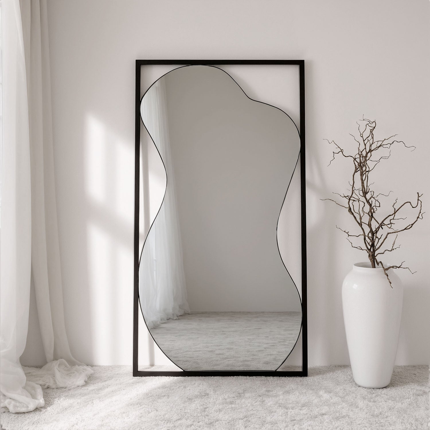 Astley Framed Rectangular Full-Length Leaner Mirror