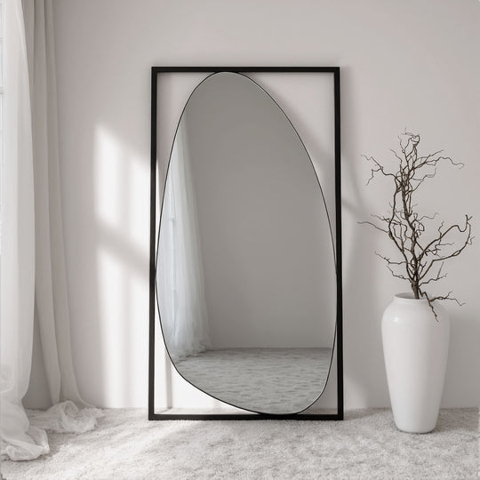 Langford Framed Rectangular Full-Length Leaner Mirror
