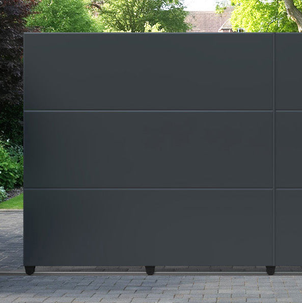 Quanta Aluminium Sliding Straight Top Driveway Gate