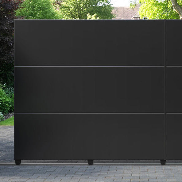 Quanta Aluminium Sliding Straight Top Driveway Gate