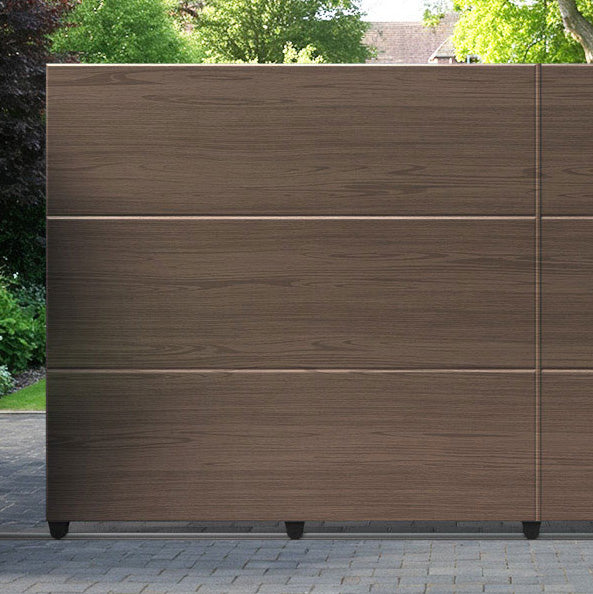 Quanta Aluminium Sliding Straight Top Driveway Gate