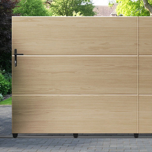 Quanta Aluminium Sliding Straight Top Driveway Gate