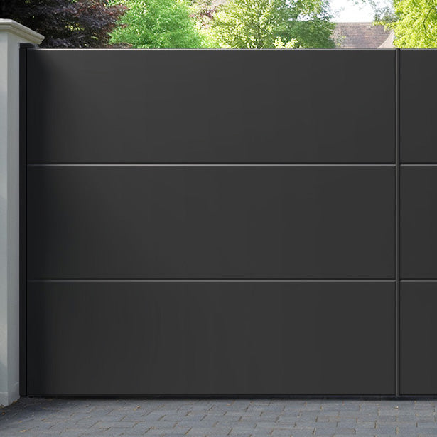 Quanta Aluminium Straight Top Driveway Gate