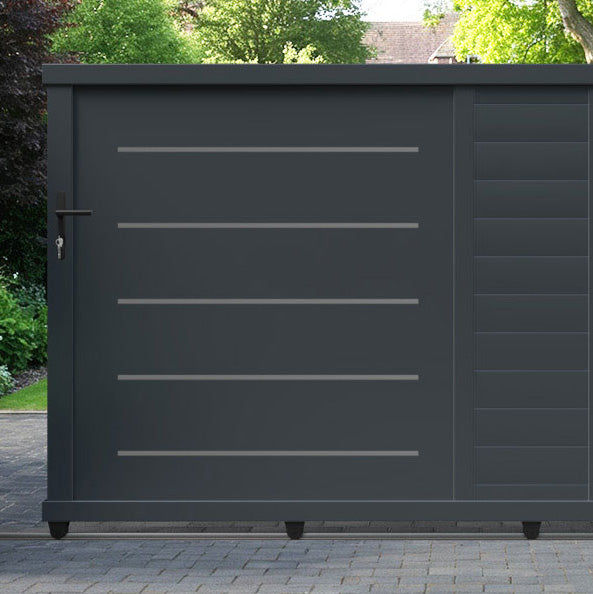 Bentley Aluminium Sliding Straight Top Driveway Gate