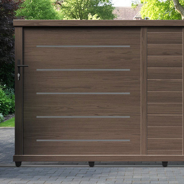 Bentley Aluminium Sliding Straight Top Driveway Gate