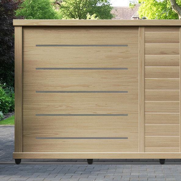 Bentley Aluminium Sliding Straight Top Driveway Gate