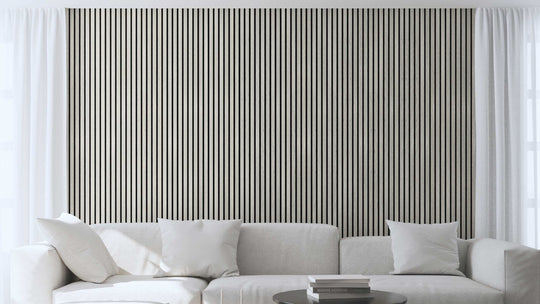 InsuSlat™ Wall Panel - Light Grey - H240cm x W60cm (Pack of 1)