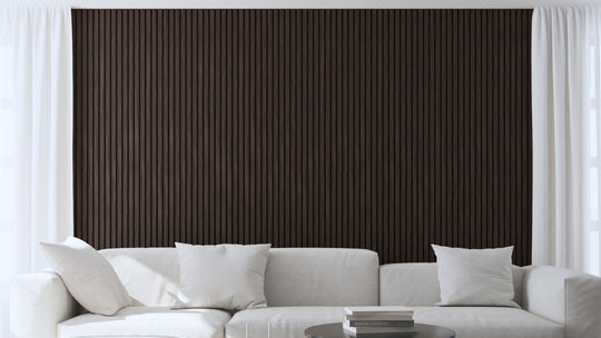 InsuSlat™ Wall Panel - American Walnut - H240cm x W60cm (Pack of 1)