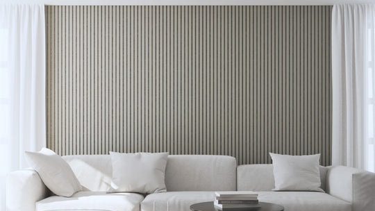 InsuSlat™ Wall Panel - Bone - H240cm x W60cm (Pack of 1)