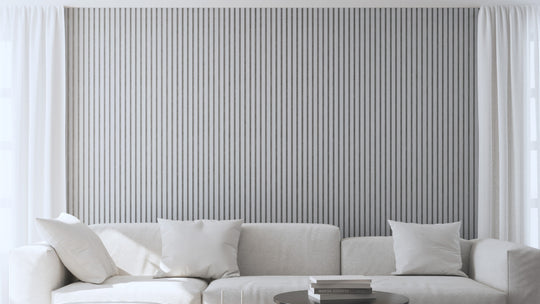 InsuSlat™ Wall Panel - Off White - H240cm x W60cm (Pack of 1)