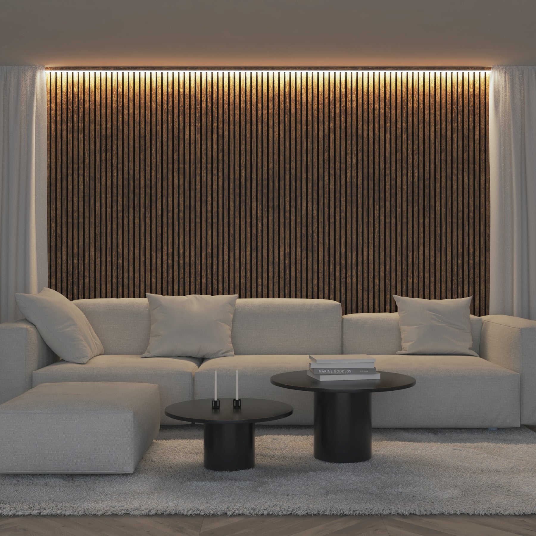 InsuSlat™ Wall Panel - Antique Rust - H240cm x W60cm (Pack of 1 ...