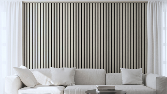 InsuSlat™ Wall Panel - Silver Birch - H240cm x W60cm (Pack of 1)