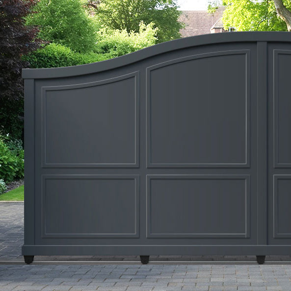 Cotswold Aluminium Sliding High Middle Driveway Gate