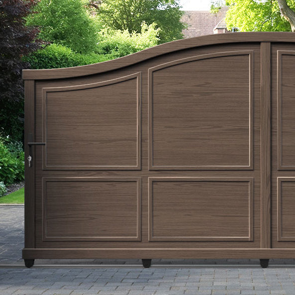 Cotswold Aluminium Sliding High Middle Driveway Gate