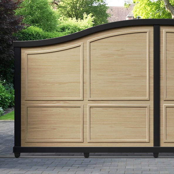 Cotswold Aluminium Sliding High Middle Driveway Gate