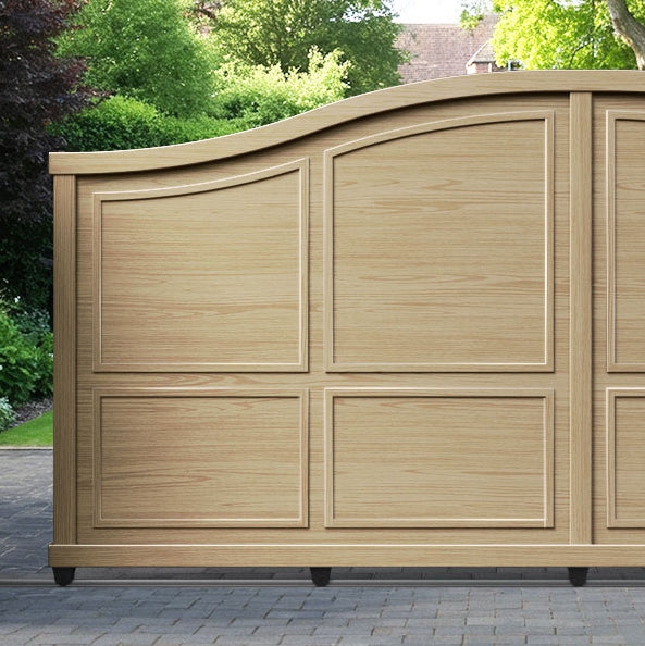 Cotswold Aluminium Sliding High Middle Driveway Gate