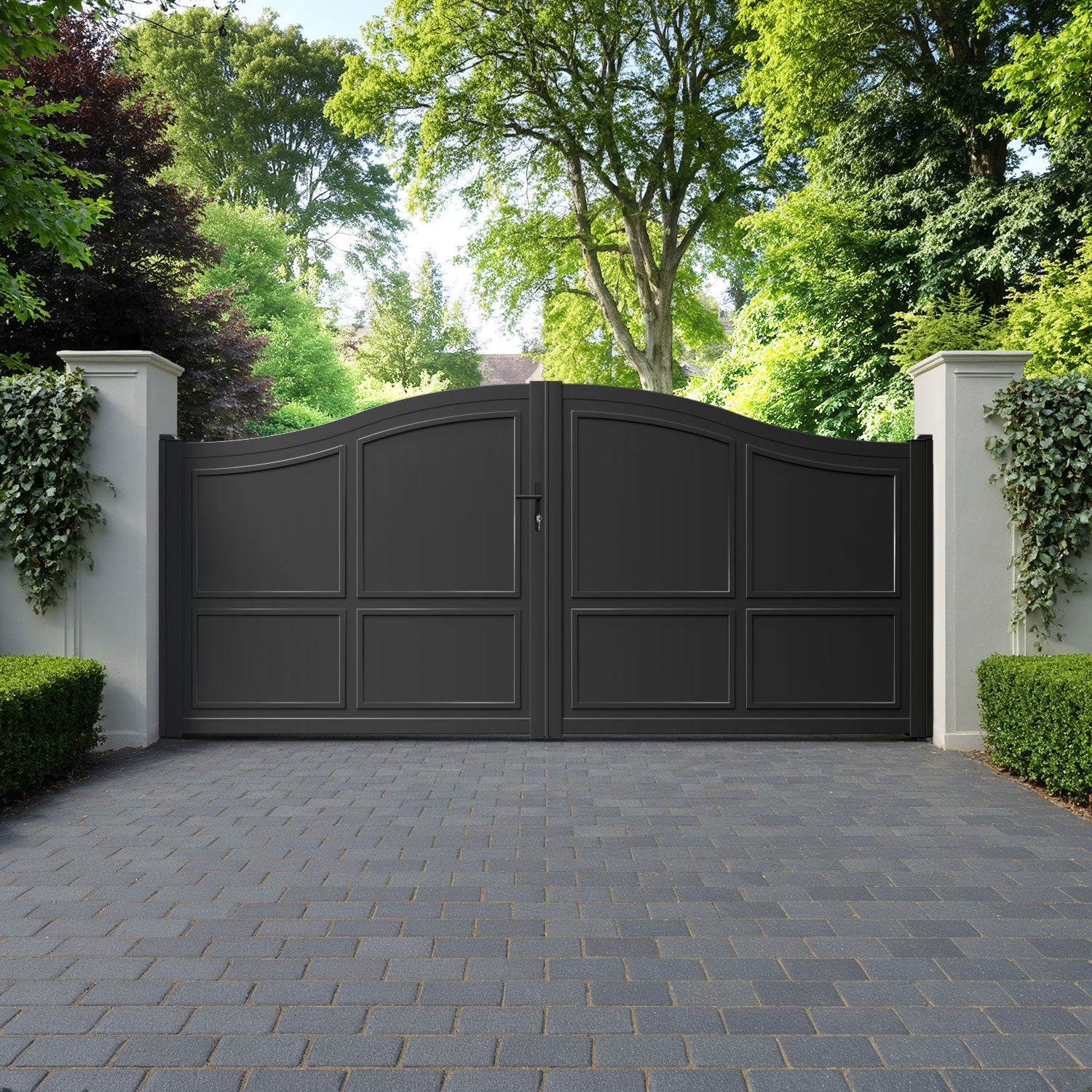 Cotswold Aluminium High Middle Driveway Gate