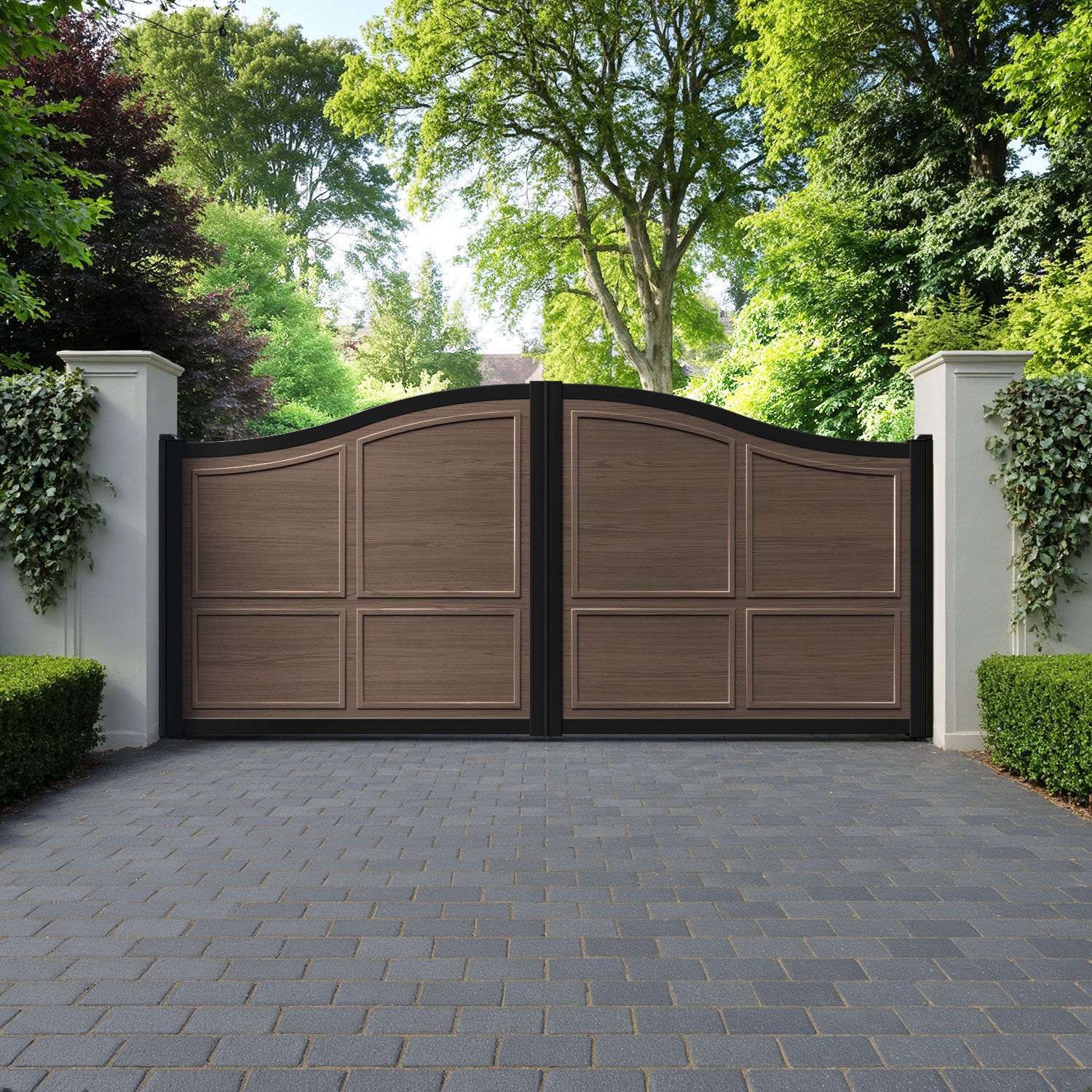 Cotswold Aluminium High Middle Driveway Gate