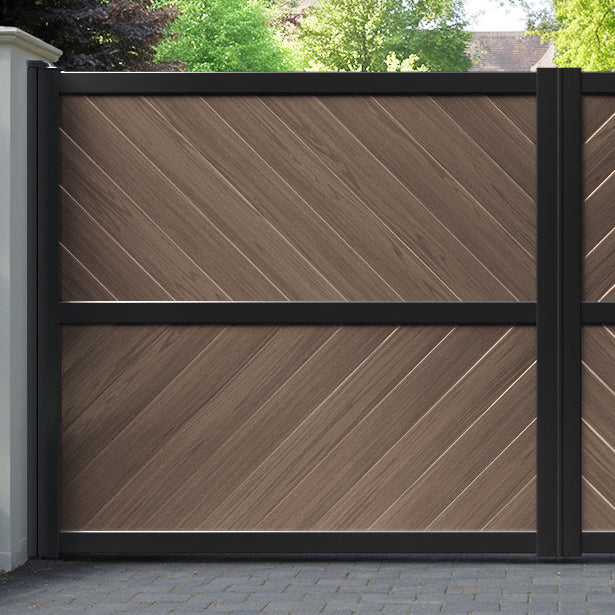 Sudbury Aluminium Straight Top Driveway Gate