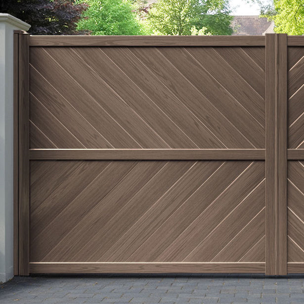 Sudbury Aluminium Straight Top Driveway Gate