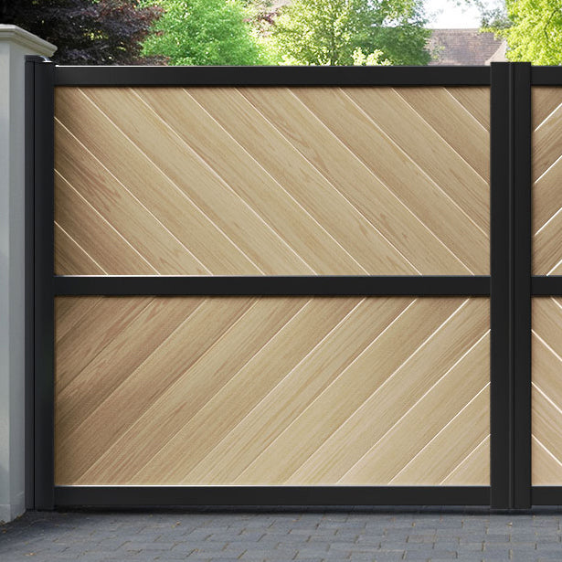 Sudbury Aluminium Straight Top Driveway Gate