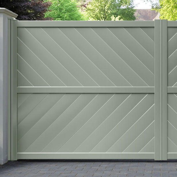 Sudbury Aluminium Straight Top Driveway Gate