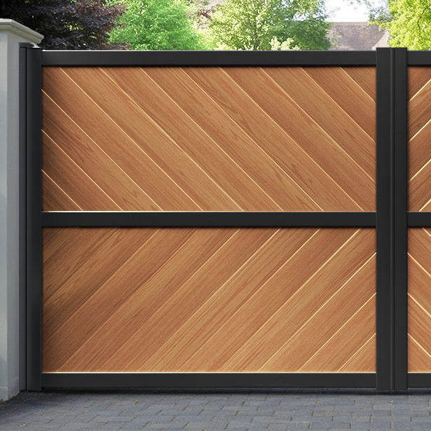 Sudbury Aluminium Straight Top Driveway Gate