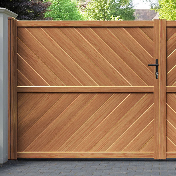 Sudbury Aluminium Straight Top Driveway Gate