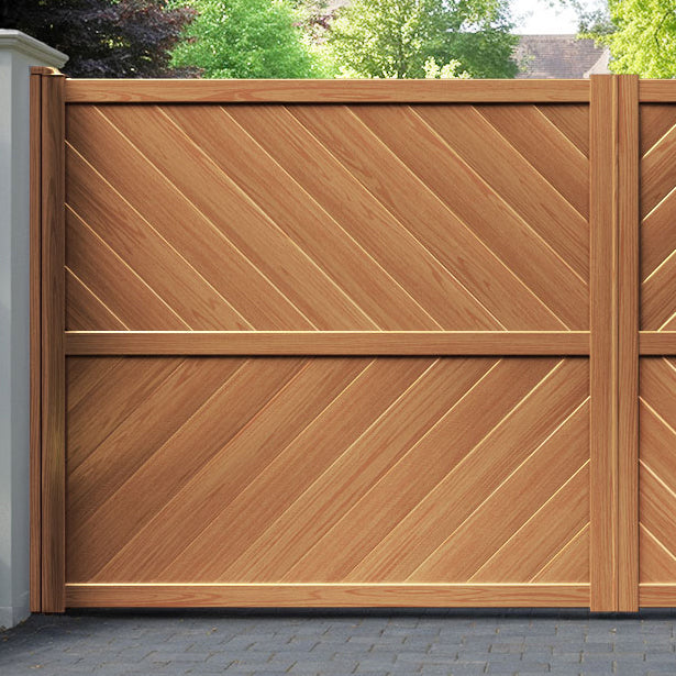 Sudbury Aluminium Straight Top Driveway Gate