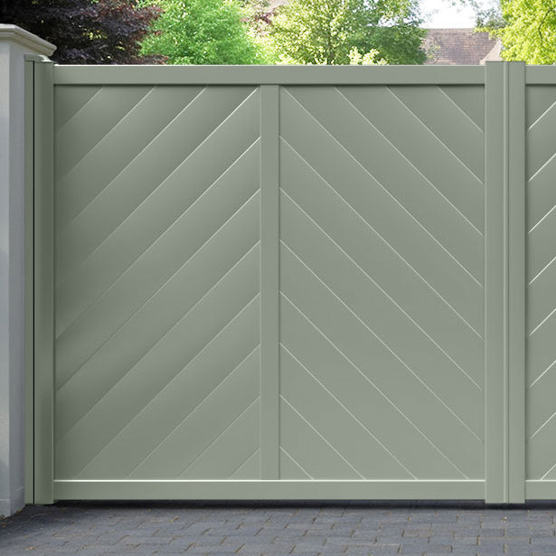 Alderton Aluminium Straight Top Driveway Gate