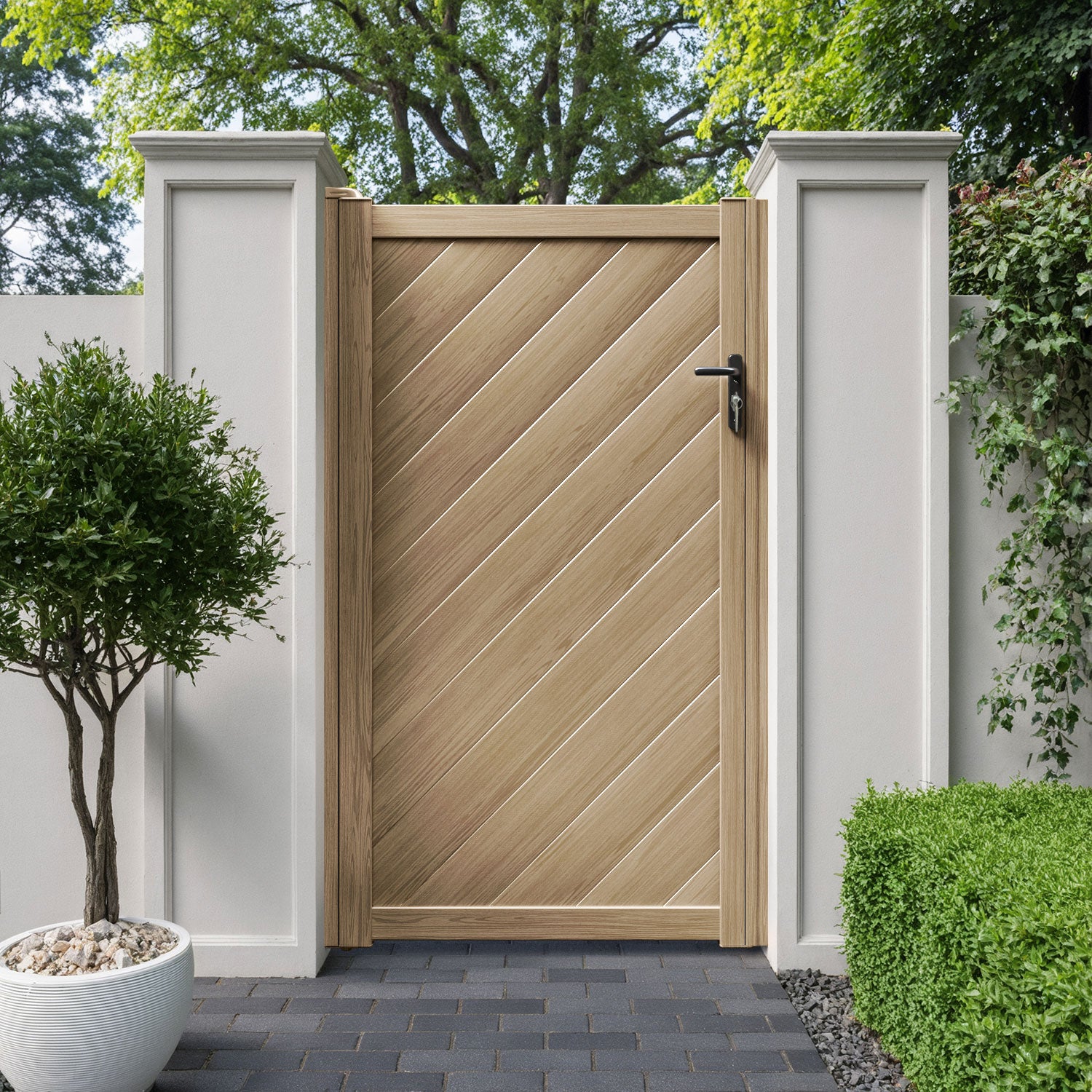 Alderton Aluminium Straight Top Pedestrian Gate