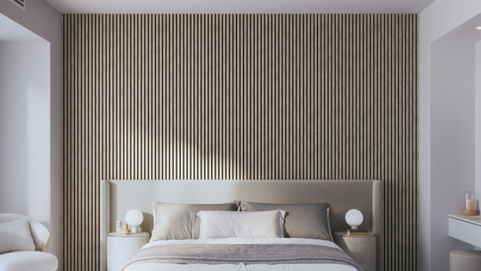 InsuSlat™ Wall Panel - Light Oak - H300cm x W60cm (Pack of 1)