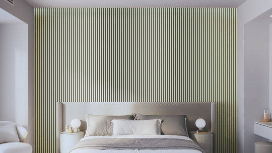 InsuSlat™ Wall Panel - Light Olive - H300cm x W60cm (Pack of 1)