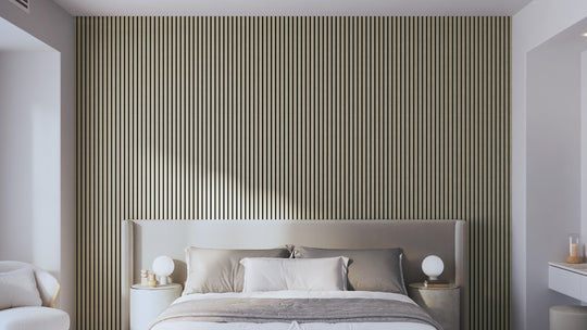 InsuSlat™ Wall Panel - Limestone - H300cm x W60cm (Pack of 1)