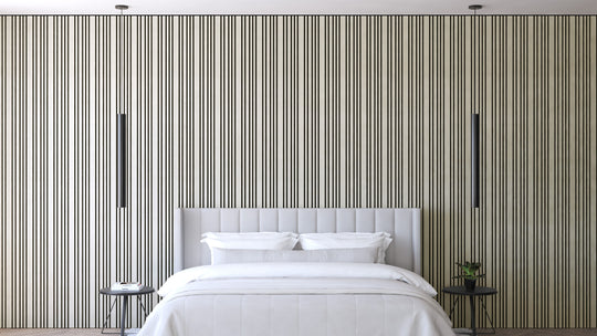 InsuSlat™ Random Wall Panel - Linen - H300cm x W60cm (Pack of 1)