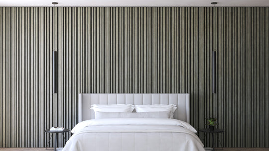 InsuSlat™ Random Wall Panel - Mid Grey - H300cm x W60cm (Pack of 1)