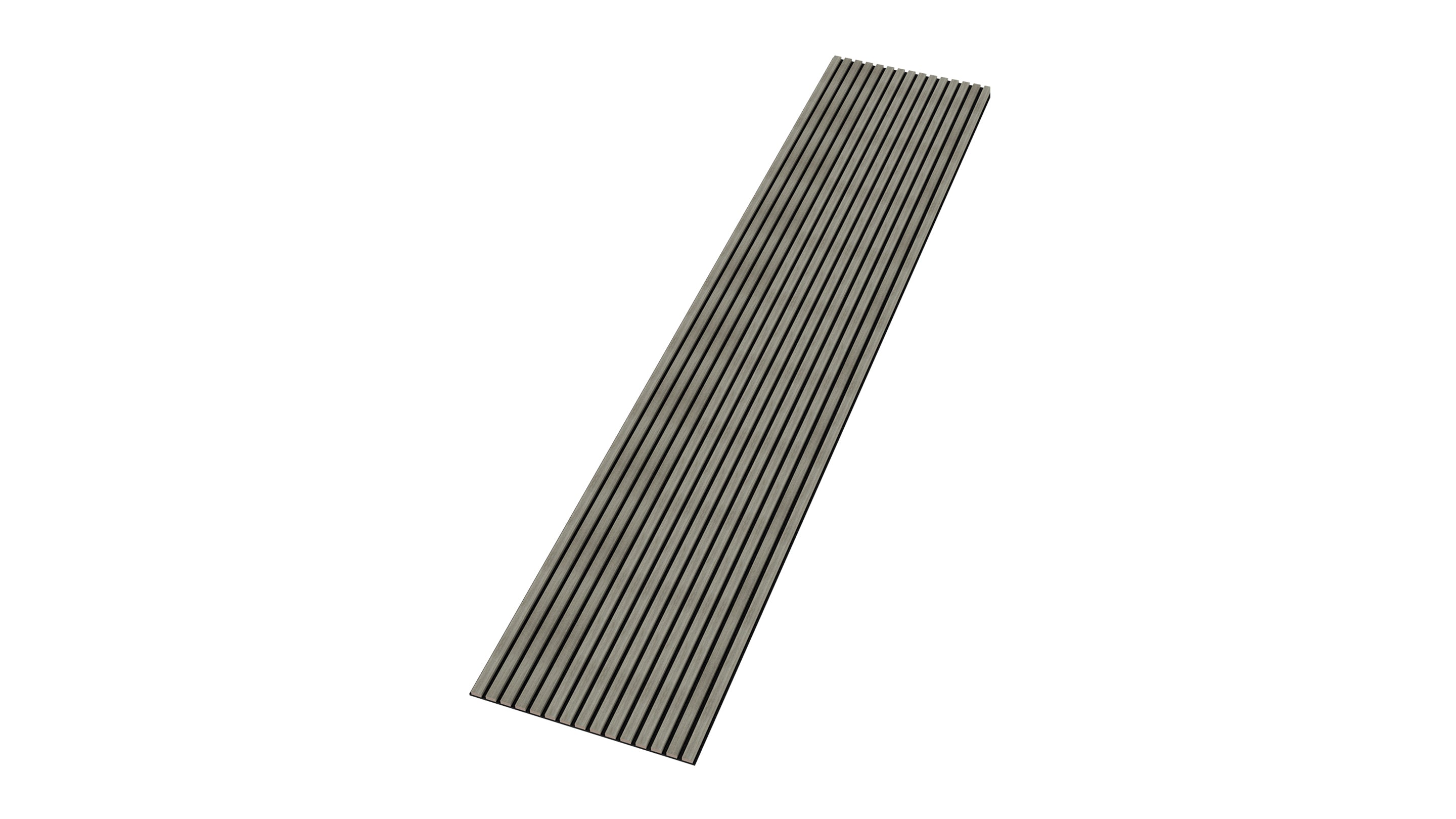 InsuSlat™ Wall Panel - Mid Grey - H300cm x W60cm (Pack of 1)