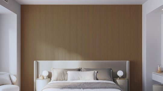 InsuSlat™ Wall Panel - Warm Oak - H300cm x W60cm (Pack of 1)