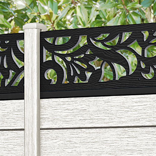 Fusion Heritage Fence Panel - Light Stone - with our composite posts