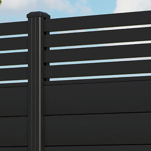 Milton Aluminium Fence Panel - with our aluminium posts